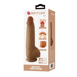 PRETTY LOVE - NAJM GODEMICHET RÉALISTE AVEC VENTOUSE 23,2 CM -Ø- 5,5 CM