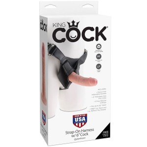 KING COCK HARNAIS AVEC PÉNIS RÉALISTE 15,20 CM