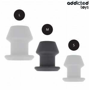 ADDICTED TOYS - PLUG ANAL CREUX EXTRÊME TAILLE M 8,7 CM