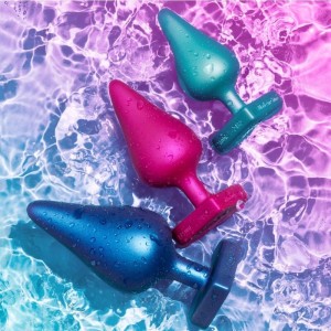 ROMP - KIT DENTRAÎNEMENT ANAL LUSTER TAILLES S-M-L AVEC BASE EN FORME DE CŒUR