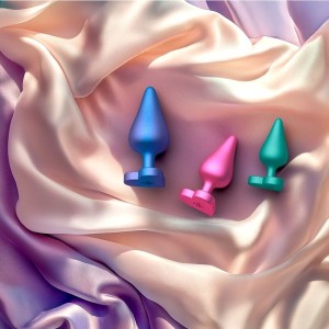 ROMP - KIT DENTRAÎNEMENT ANAL LUSTER TAILLES S-M-L AVEC BASE EN FORME DE CŒUR