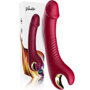 ARMONY - VIBRATEUR and ROTATEUR PRINCE DILDO ROUGE