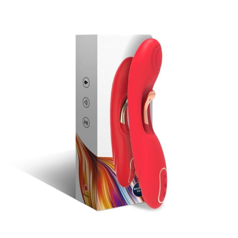 ARMONY - VIBRATEUR À LANGUE OSCILLANTE ROUGE