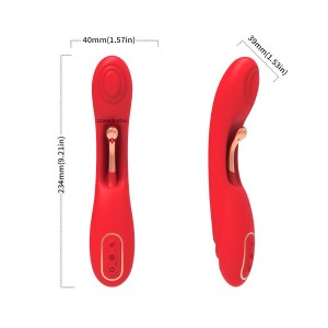 ARMONY - VIBRATEUR À LANGUE OSCILLANTE ROUGE