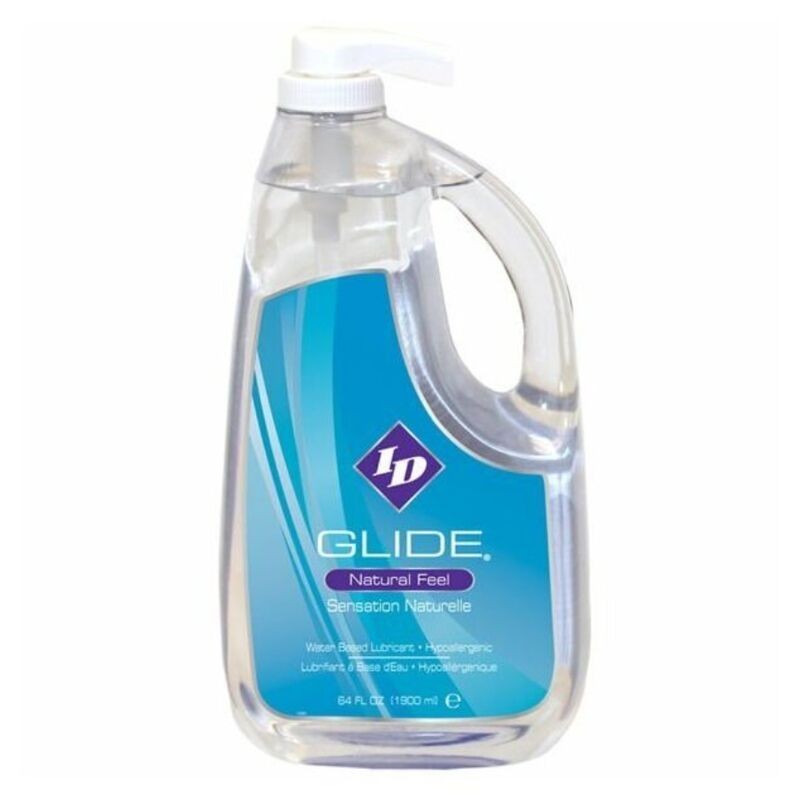 ID GLIDE - LUBRIFIANT À BASE DEAU HYPOALLERGÉNIQUE SENSATION NATURELLE 1900 ML