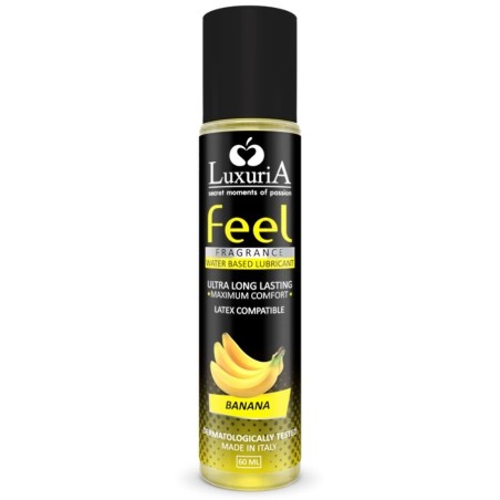 INTIMATELINE - LUXURIA LUBRIFIANT BASE DEAU FEEL BANANE 60 ML