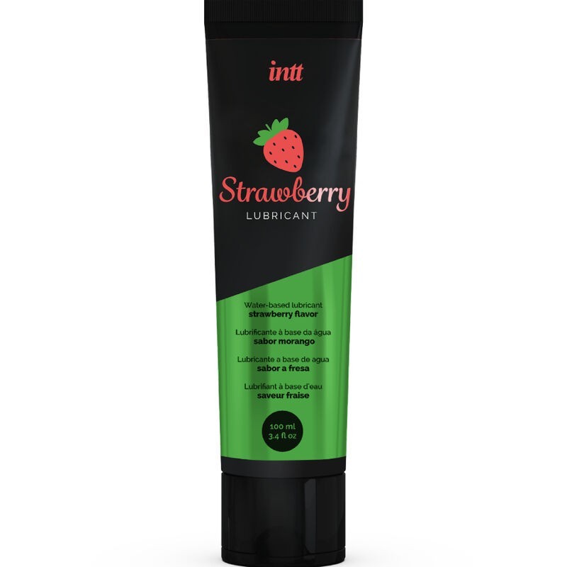 INTT LUBRICANTS - LUBRIFIANT INTIME A BASE DEAU SAVEUR FRAISE