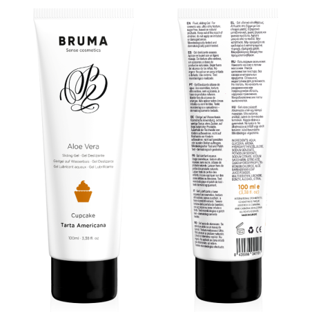 BRUMA - GEL GLISSANT À LALOE VERA SAVEUR CUPCAKE 100 ML