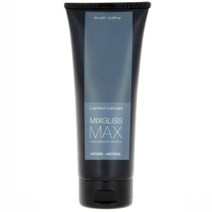 MIXGLISS - LUBRIFIANT ANAL NATUREL BASE DEAU MAX 70 ML
