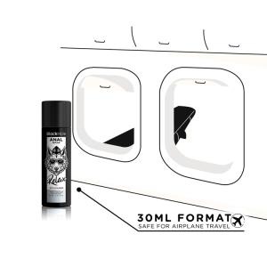 BLACK HOLE - RÉPARATION ANALE RELAX À BASE DEAU AVEC HYALURON 30 ML