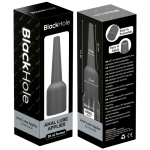 BLACK HOLE - APPLICATEUR DE LUBRIFIANT ANAL TAILLE S 30 ML