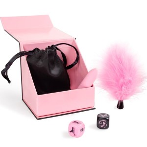 SECRET PLAY - COFFRET DE PLAISIRS POUR COUPLES: DÉS BALLE VIBRANTE STYLO À PLUME