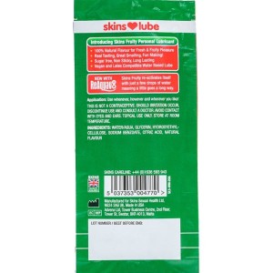 SKINS - LUBRIFIANT FRUITÉ À BASE DEAU PARFUM PASTÈQUE DOSE UNIQUE 5 ML