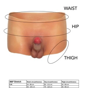 DÉSIR CACHÉ - ALTER EGO BOXERSHOT AVEC PÉNIS DE 18 CM TAILLE S-M