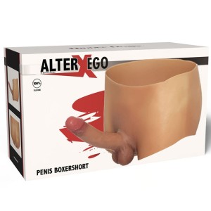 DÉSIR CACHÉ - ALTER EGO BOXERSHOT AVEC PÉNIS DE 18 CM TAILLE S-M