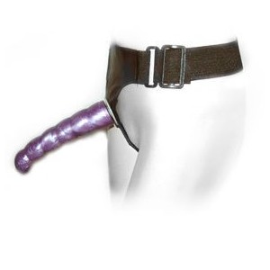 BAILE - HARNAIS ANAL ET VAGINAL FEMME LILAS GPOINT 17 CM