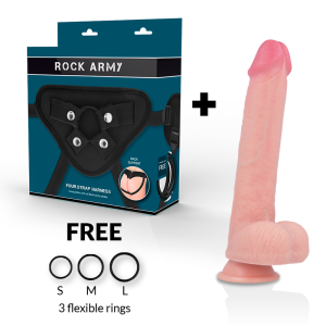 ROCKARMY - ARN S GODE EN SILICONE LIQUIDE PREMIUM KINGCOBRA 24 CM -O- 4.77 CM