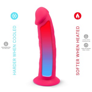 SILEXD - MODÈLE DE PÉNIS RÉALISTE 2 ROSE TÉLÉCOMMANDE LRS 17 CM