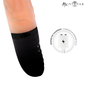 MR INTENSE - JEAN VIBRATEUR HAUT ET BAS EN SILICONE AVEC EFFET CHAUFFANT 24 CM -Ø- 3,8 CM