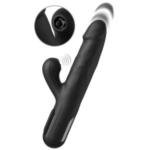 FETISH FANTASY SERIES - VIBRATEUR LAPIN EN SILICONE SONIX NOIR