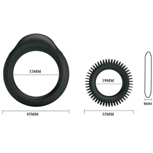 BAILE - KIT 2 ANNEAUX SILICONE ANNEAU VIRILIT