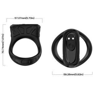 ARMONY - ANNEAU VIBRATEUR and MULTIPOSITION NOIR