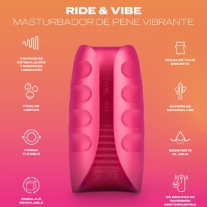 DUREX - MASTURBATEUR VIBRATEUR TOY RIDE and VIBE