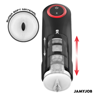 JAMYJOB - MASTURBATEUR VAGIN AUTOMATIQUE PAR GRAVITÉ 5 MODES DASPIRATION