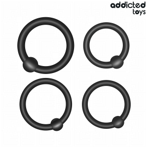 ADDICTED TOYS - LOT DANNEAUX EN SILICONE À PRESSION