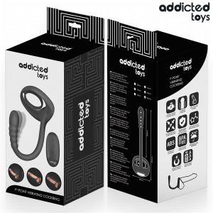 ADDICTED TOYS - ANNEAU PÉNITENTIAIRE VIBRANT POUR POINT P AVEC TÉLÉCOMMANDE