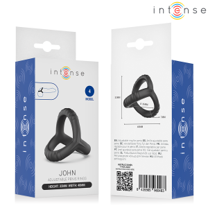 INTENSE - JOHN ANNEAU TRIPLE AJUSTABLE POUR LE PÉNIS MODÈLE 4