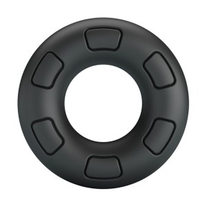 CRAZY BULL - ANNEAU PÉNAL EN SILICONE SUPER DOUX BERTRAM NOIR