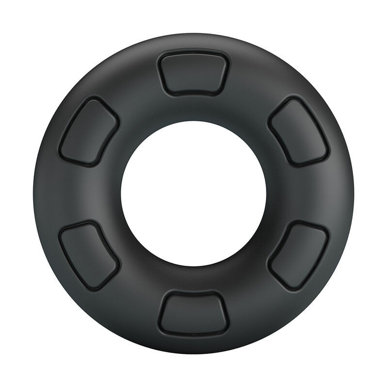 CRAZY BULL - ANNEAU PÉNAL EN SILICONE SUPER DOUX BERTRAM NOIR