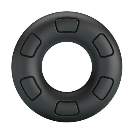 CRAZY BULL - ANNEAU PÉNAL EN SILICONE SUPER DOUX BERTRAM NOIR