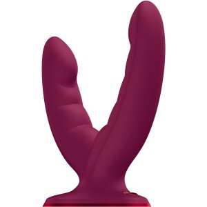 FUN FACTORY - RYDE DOUBLE GODEMICHET ROUGE VIN