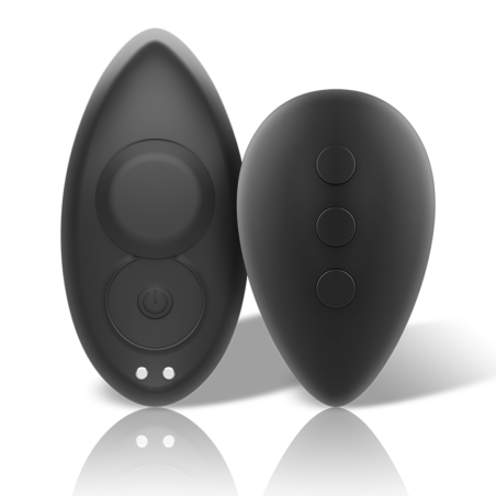 BLACKandSILVER - CULOTTE VIBRANTE RECHARGEABLE EN SILICONE PRESTON NOIRE