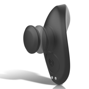 BLACKandSILVER - CULOTTE VIBRANTE RECHARGEABLE EN SILICONE PRESTON NOIRE