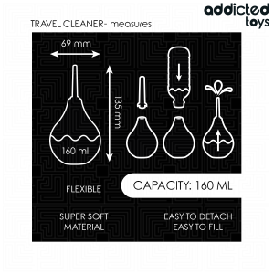 ADDICTED TOYS - NETTOYANT ANAL DE VOYAGE TAILLE M 160 ML