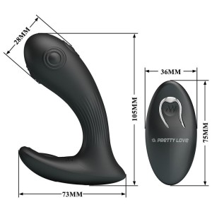 PRETTY LOVE - VIBRATEUR DE PROSTATE MIRABELLE AVEC TÉLÉCOMMANDE