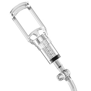 PDX ELITE - VIEWTUBE VAC XXL MANGE TRANSPARENTE AVEC POMPE DASPIRATION 27,3 CM