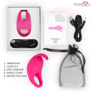 MORESSA - BRAD PREMIUM SILICONE RECHARGEABLE ROSE