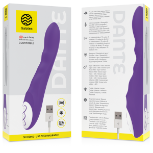 GALATEA - DANTE VIBROMASSEUR VIOLET TÉLÉCOMMANDE WATCHME