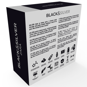 BLACKandSILVER - STIMULATEUR À TÉLÉCOMMANDE ZARA AVEC CULOTTE GRATUITE