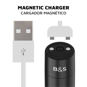 BLACKandSILVER - BALLE MAGNÉTIQUE VIBRANTE NOIRE KERNEX 2