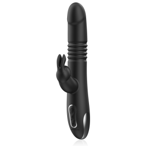 BLACKandSILVER - KENJI VIBROMASSEUR RABBIT UP and DOWN TÉLÉCOMMANDE WATCHME