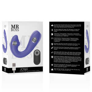 MR BOSS - JOSEF TÉLÉCOMMANDE PULSATION and VIBRATION POUR COUPLES