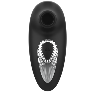BLACKandSILVER - DRAKE DELUXE SUCKING VIBE RECHARGEABLE SILICONE NOIR