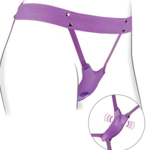 FANTASY FOR HER - HARNAIS PAPILLON VIBRANT, RECHARGEABLE and TÉLÉCOMMANDE VIOLET
