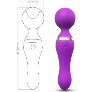 ARMONY - FREEZA MASSAGER and VIBRATEUR TÊTE SUPER FLEXIBLE VIOLET