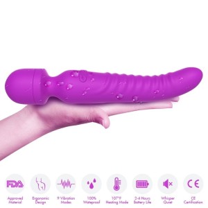 ARMONY - MISSION MASSAGER and VIBRATEUR EFFET CHALEUR VIOLET